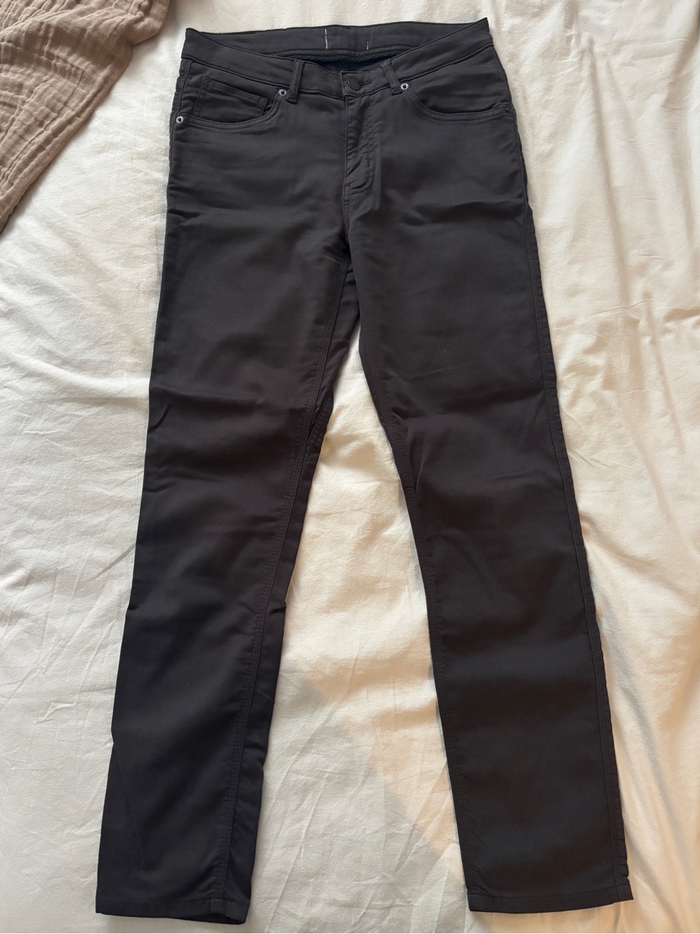 DU/ER Dark Grey Slim Fit Jeans